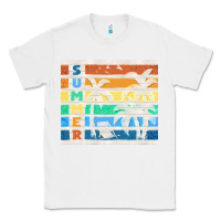 White retro summer Classic Tee - TumblerDesignByShophia