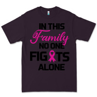 Plum In This Family No One Fights Alone Premium Tee - Bettercallsaul