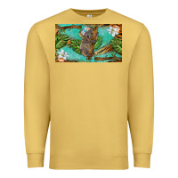 Antique Gold koala cup Premium Sweatshirt - BarkalooDesign