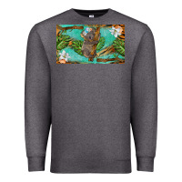 Charcoal Heather koala cup Premium Sweatshirt - BarkalooDesign