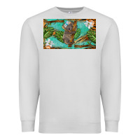 Dove Grey koala cup Premium Sweatshirt - BarkalooDesign