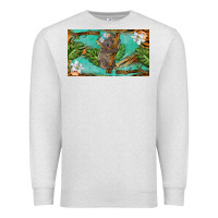 Oatmeal Heather koala cup Premium Sweatshirt - BarkalooDesign