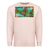 Pale Pink koala cup Premium Sweatshirt - BarkalooDesign