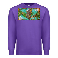Purple koala cup Premium Sweatshirt - BarkalooDesign
