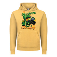 Vintage Mustard Shamrock crusher St. Patrick's Day Vintage Hoodie - CowGirlArtShop