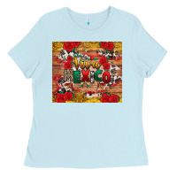 Baby Blue Viva Mexico Ladies Tee - texasbilliewilder