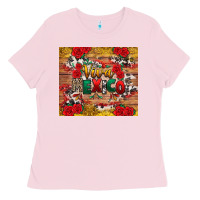 Bubblegum Pink Viva Mexico Ladies Tee - texasbilliewilder