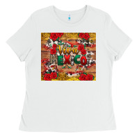 White Viva Mexico Ladies Tee - texasbilliewilder