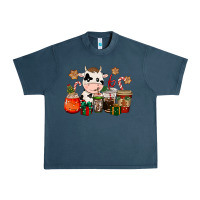 Midnight Navy cow coffee cups christmas Urban Heavy Tee - CowGirlArtShop