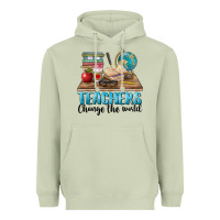 Matcha teachers change the world Heavyweight Hoodie - BarkalooDesign
