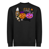 Black Fab Boo Lous Heavyweight Sweatshirt - CowhideDigitalArt