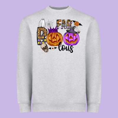Fab Boo Lous Heavyweight Sweatshirt Designed By Cowhidedigitalart