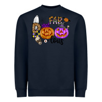 Navy Fab Boo Lous Heavyweight Sweatshirt - CowhideDigitalArt