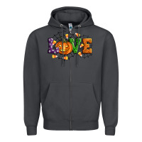Smoke Halloween Love Zipper Hoodie - Artiststas
