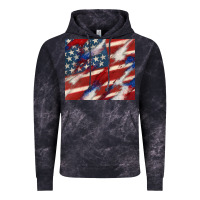 Cloud Black American flag glitter 4th of july Vintage Hoodie - CowGirlArtShop