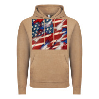 Vintage Coffee American flag glitter 4th of july Vintage Hoodie - CowGirlArtShop