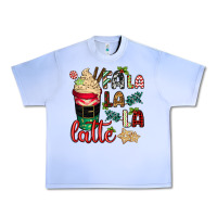 Grape Ice Fa la la la latte Urban Heavy Tee - CowGirlArtShop
