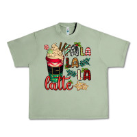 Oil Green Fa la la la latte Urban Heavy Tee - CowGirlArtShop