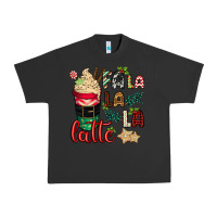 Pigment Black Fa la la la latte Urban Heavy Tee - CowGirlArtShop