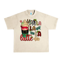 Sandshell Fa la la la latte Urban Heavy Tee - CowGirlArtShop