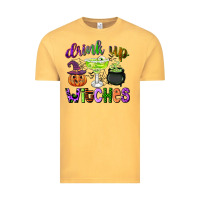 Vintage Mustard drink up witches Vintage Tee - CowGirlArtShop