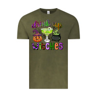 Vintage Olive drink up witches Vintage Tee - CowGirlArtShop