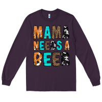 Plum Mama Needs a Beer Long Sleeve Tee - CowCowDesign