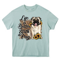 Arona life is better with a pug Heavy Core Tee - JahusDesignShop