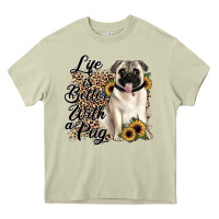Mossy life is better with a pug Heavy Core Tee - JahusDesignShop
