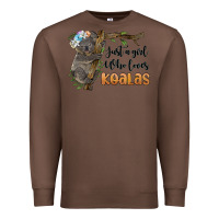 Chestnut just a girl who loves koalas Premium Sweatshirt - BarkalooDesign