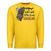 Lemon just a girl who loves koalas Premium Sweatshirt - BarkalooDesign