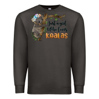 Smoke just a girl who loves koalas Premium Sweatshirt - BarkalooDesign