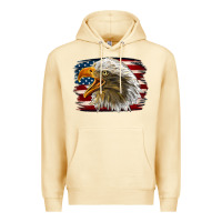 Pina Colada Western American Flag Eagle Premium Hoodie - LillyAllenDesigns