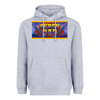Heather Grey super dad Heavyweight Hoodie - BarkalooDesign