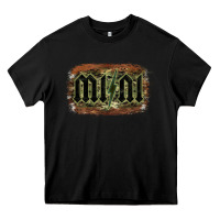 Black Camouflage Patterned Mini Tried Heavy Core Tee - Bettercallsaul