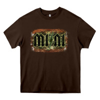 Chocolate Brown Camouflage Patterned Mini Tried Heavy Core Tee - Bettercallsaul