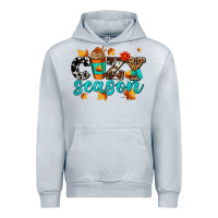 Heather Grey cozy season with coffee cup Urban Hoodie - AdoDesignShop