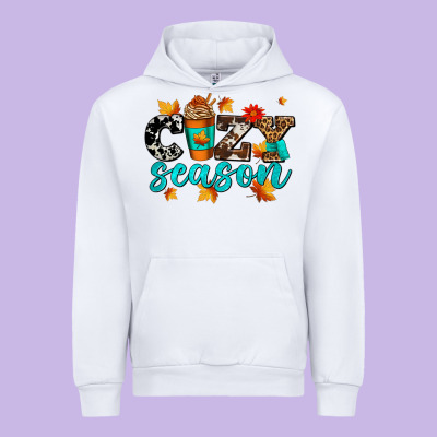 Cozy Season With Coffee Cup Urban Hoodie Designed By Adodesignshop