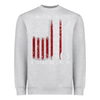 Heather Grey That_s What I Do I Fix Stuff And I Know Things American Flag Heavyweight Sweatshirt - trangStudio