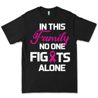 Black In This Family No One Fights Alone Cancer Survivor Premium Tee - Bettercallsaul