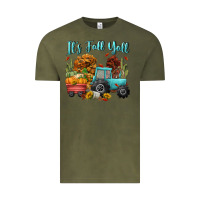 Vintage Olive its fall yall Vintage Tee - CowGirlArtShop