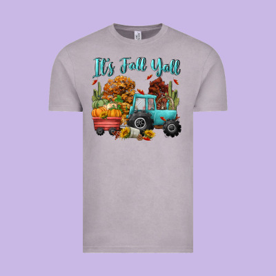 Its Fall Yall Vintage Tee Designed By Cowgirlartshop