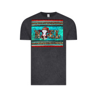 Vintage Black western christmas baby cow noel tumbler Vintage Tee - Jasminsmagicworld