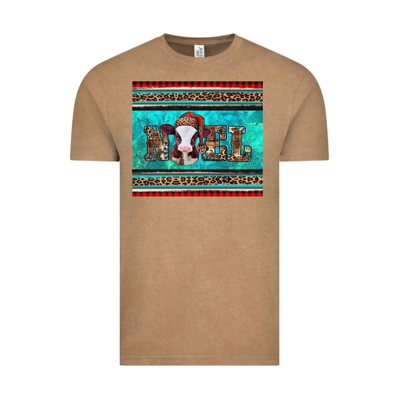 Western Christmas Baby Cow Noel Tumbler Vintage Tee by Jasminsmagicworld | Teevron