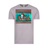 Vintage Zinc western christmas baby cow noel tumbler Vintage Tee - Jasminsmagicworld