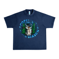 Navy cozy season Urban Heavy Tee - CowGirlArtShop