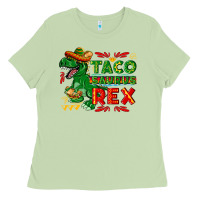 Matcha Tacosaurus Rex Ladies Tee - texasbilliewilder