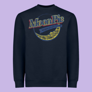 Moonpie Distressed Retro Heavyweight Sweatshirt Designed By Trangstudio