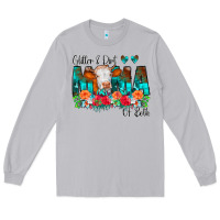 Moon Dust Glitter Dirt Mama Of Both Cow Flowers Long Sleeve Tee - CowCowDesign