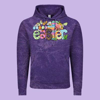 Happy Easter Easter Day Vintage Hoodie Designed By Cowgirlartshop